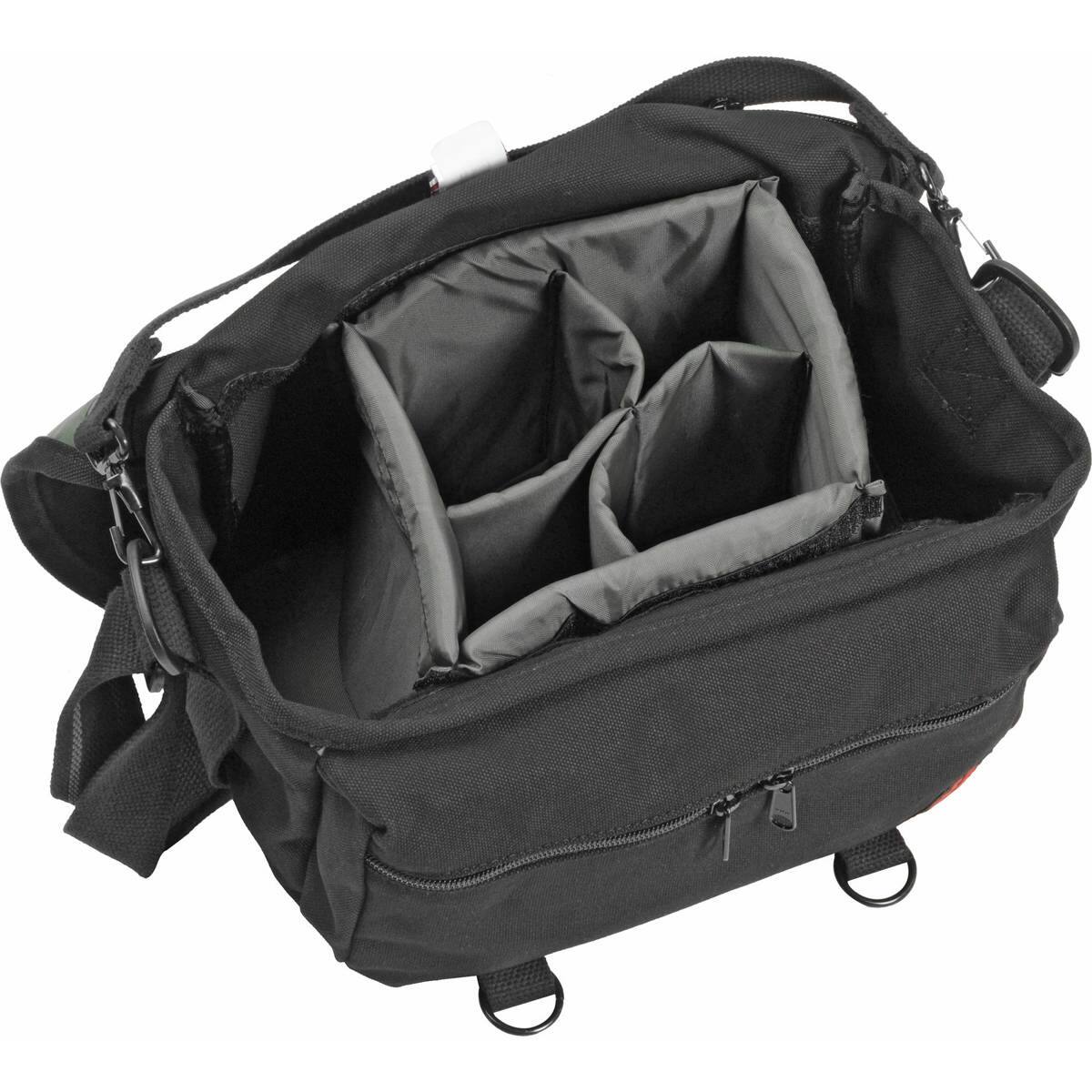Alt View 2. Domke - Domke F-6 Little Bit Smaller Canvas Camera Bag, Black.