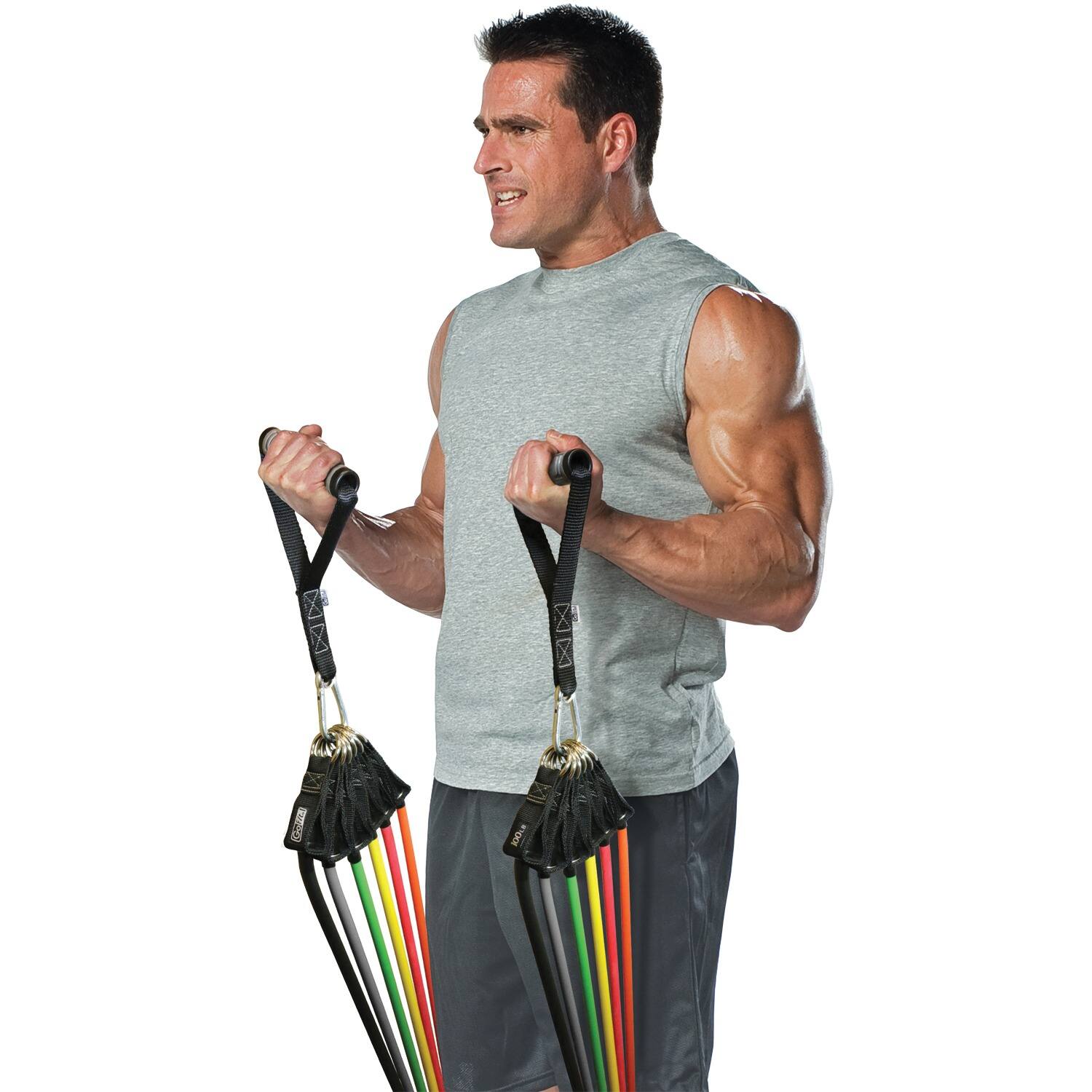 Angle. GoFit - Mega ProGym Home Gym Equipment - Multicolored.