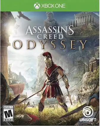 XBOX ONE, ASSASSIN'S CREED ODYSSEY, MATURE 17+, M ESRB, UBISOFT - M (Mature 17+)