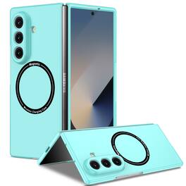 Dteck - for Samsung Galaxy Z Fold8 Ultra Case,Slim Matte PC Phone Cover,Mag Safe Compatible,Magnetic Folding Shockproof Cover - Skyblue