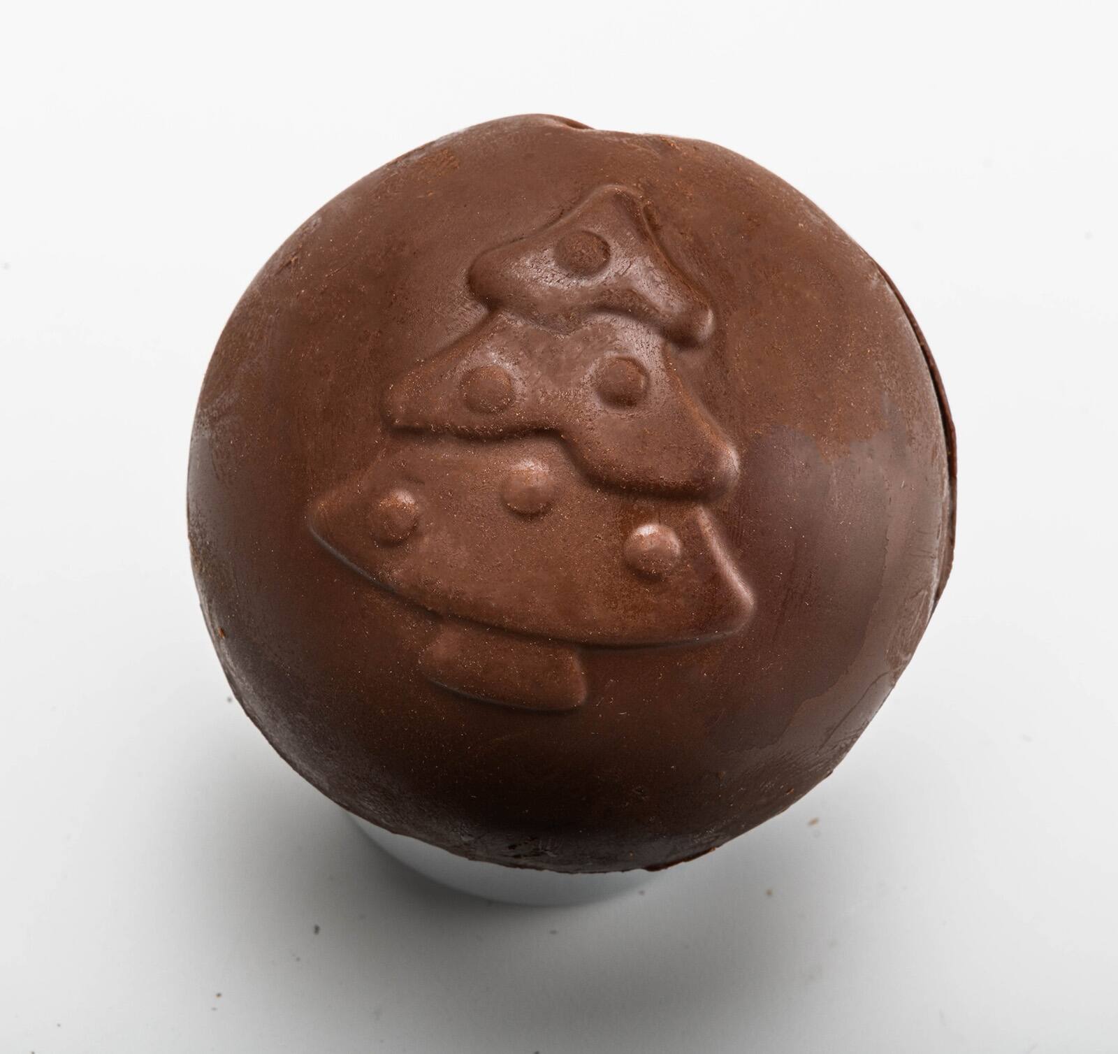 Alt View 1. MOBI - Hot Chocolate Silicone Cocoa Bombs Molds, Holiday Trees - Green.