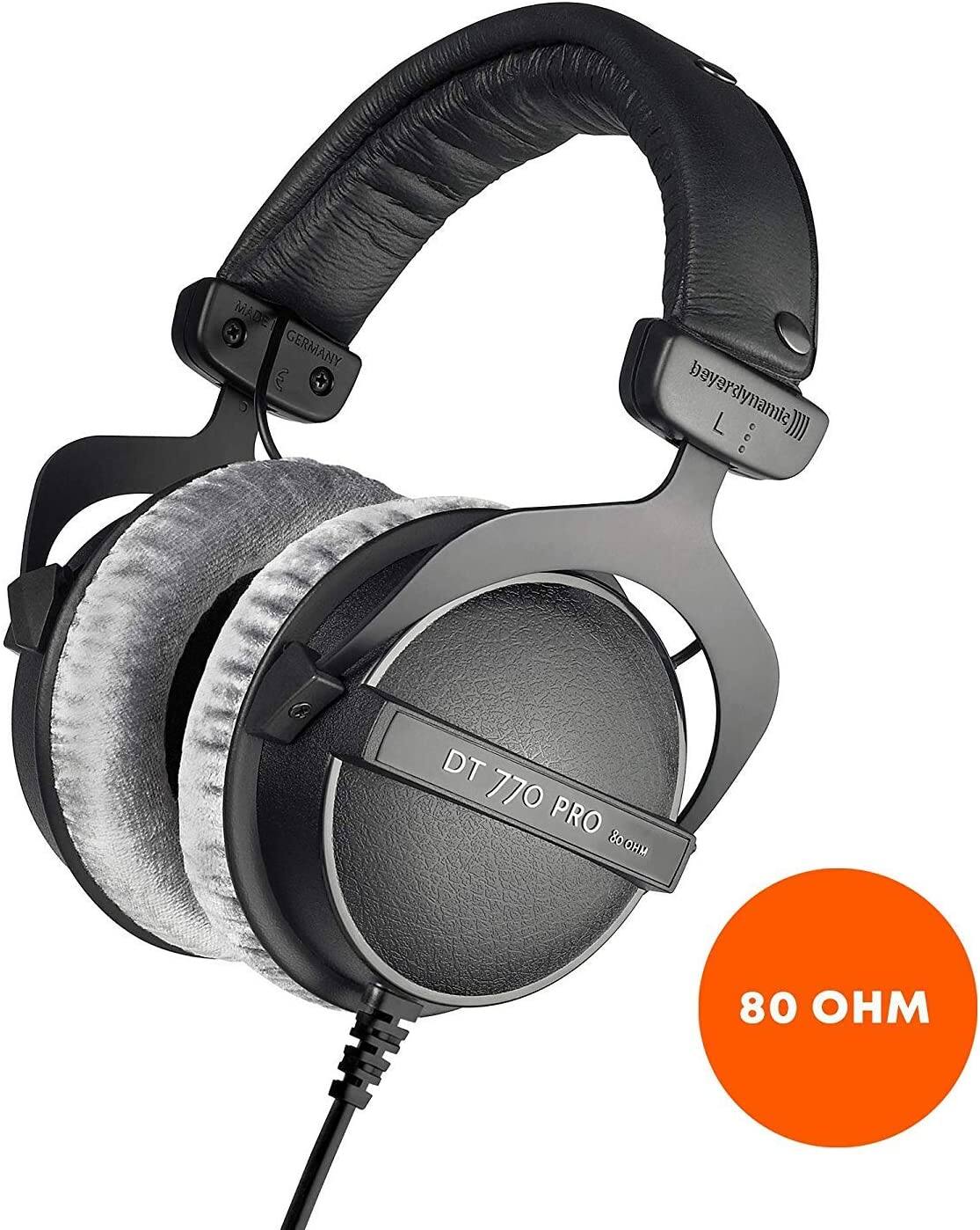 MADE IN GERMANY  
beyerdynamic  
DT 770 PRO 80  
80 OHM