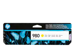 HP - 980 Yellow Original Ink Cartridge, ~6,600 pages, D8J09A