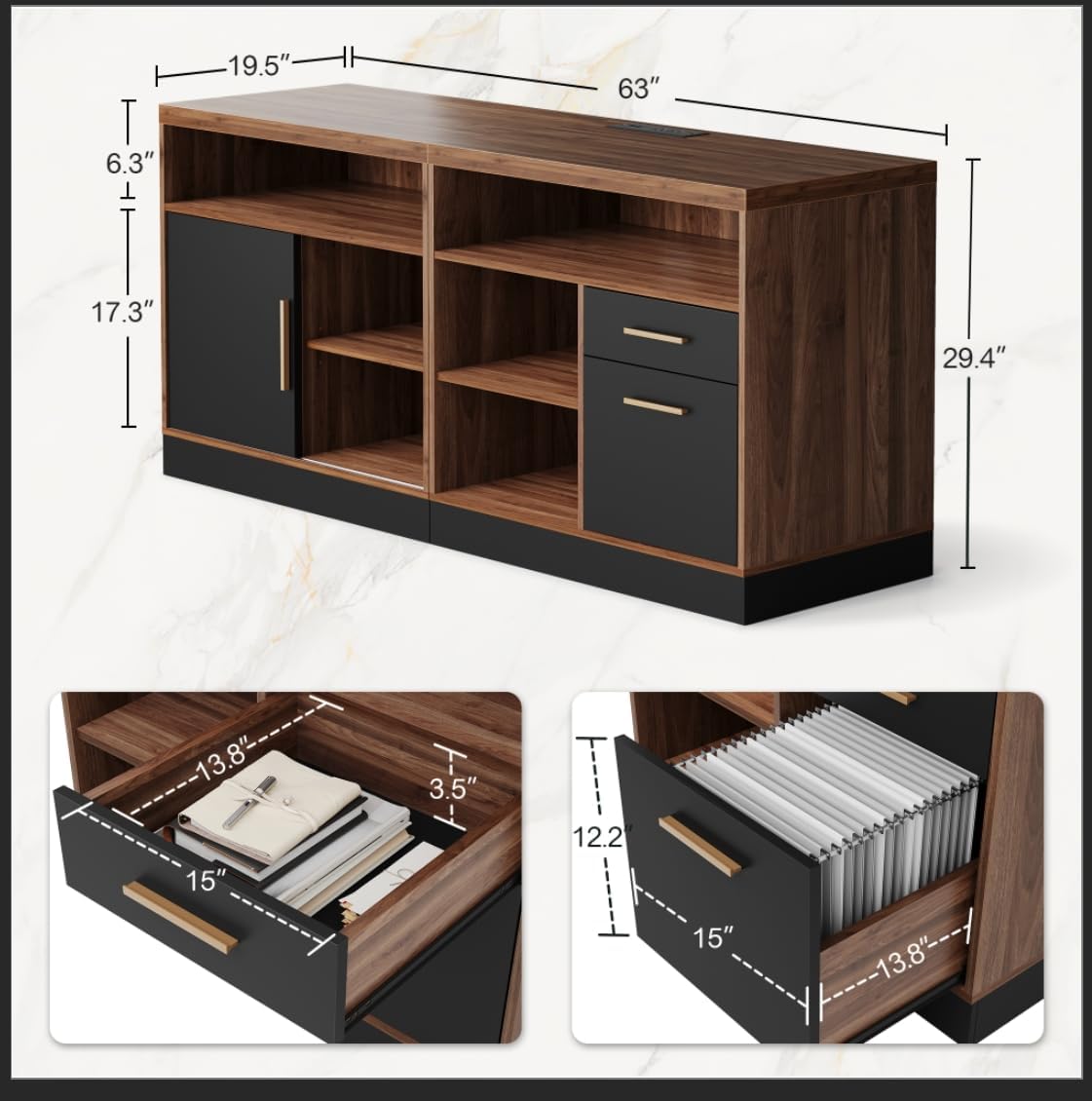 - T 6.3"
- T 19.5"
- 63"
- 17.3"
- 29.4"
- 13.8"
- 8
- 3.5"
- 15"
- 12.2"
- 15"