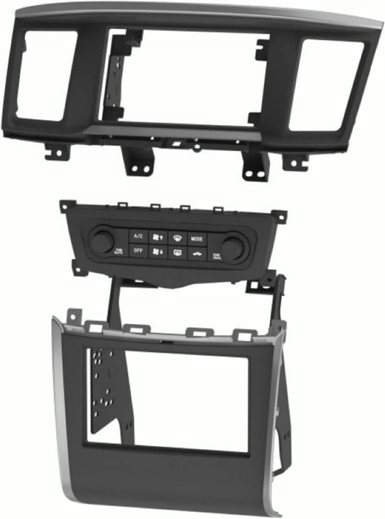 Metra - Stereo Installation Kit for 2013-2016 Nissan Pathfinder Vehicles - Matte Black - Left_Zoom