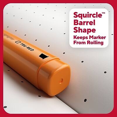 Squircle™ Barrel Shape Keeps Marker From Rolling

CJ TRU RED