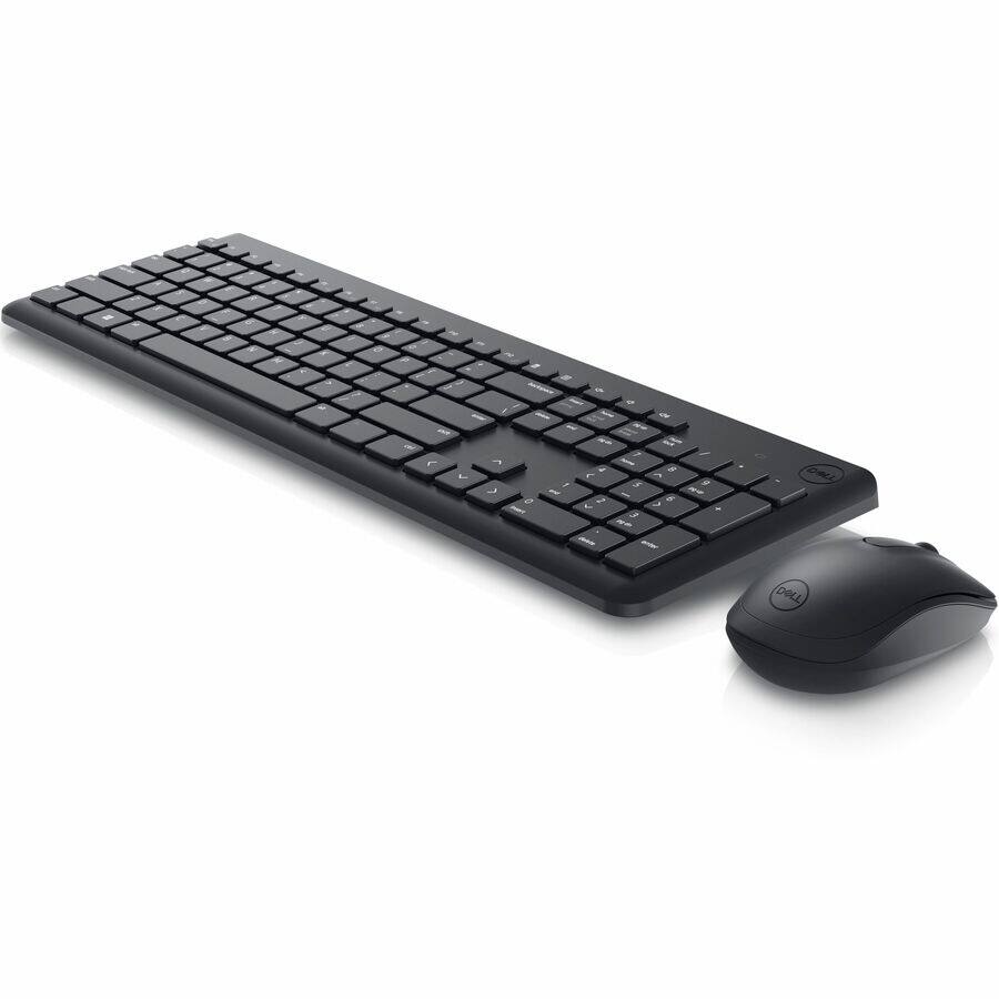 Alt View 4. Dell - Dell KM3322W Keyboard and Mouse - USB Plunger Wireless RF 2.40 GHz Keyboard - Black - USB Wireless RF Mouse - Optical - Black.