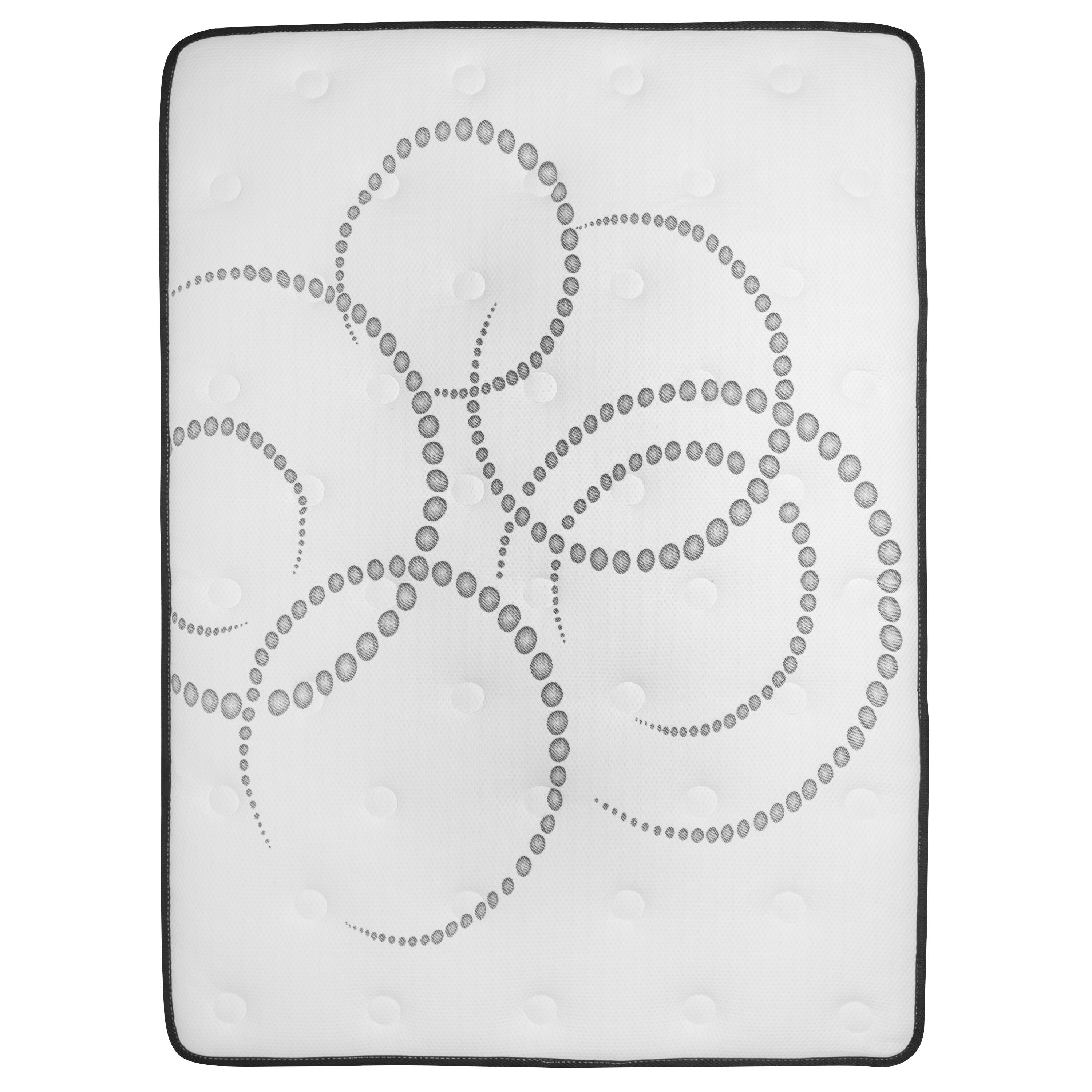 Alt View 9. Emma + Oliver - 10 Inch CertiPUR-US Certified Hybrid Pocket Spring Mattress, Mattress in a Box - Premium Mattress - White.