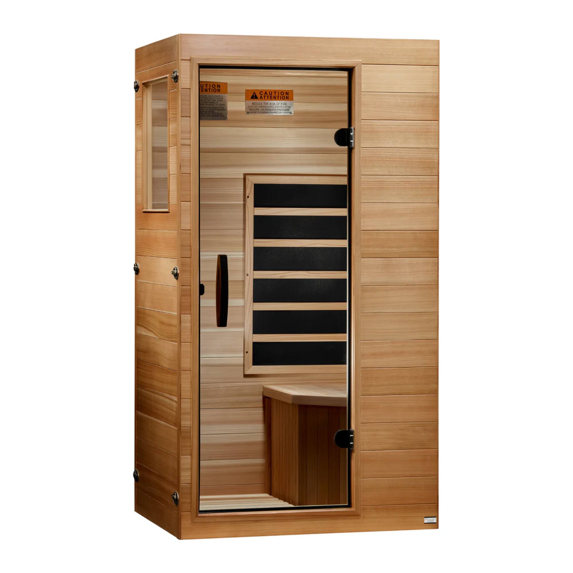 Dynamic Saunas - Elite 1 Person Compact Ultra Low EMF FAR Infrared Home Sauna - Natural price history on PriceWatchPro