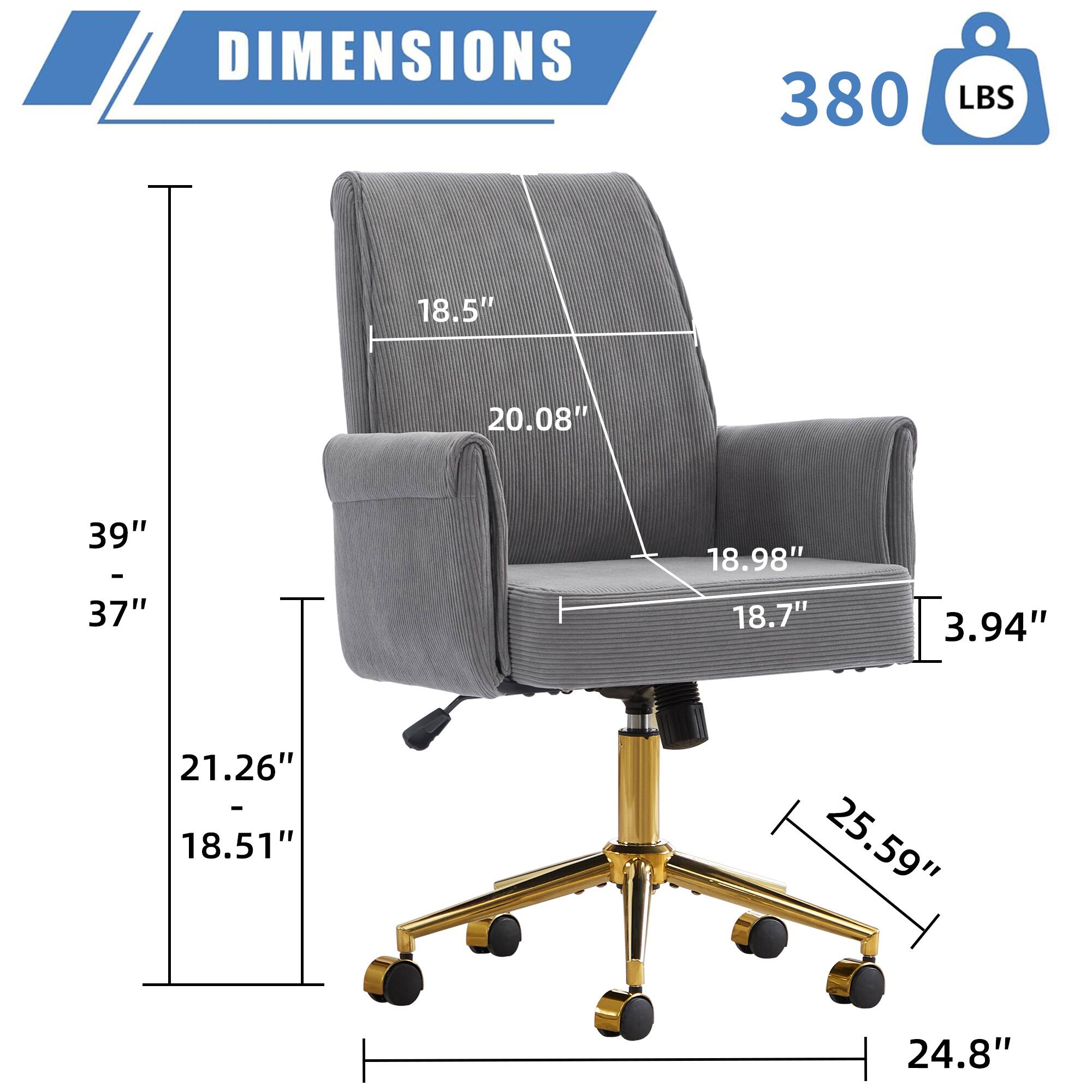 DIMENSIONS  
380 LBS  
18.5"  
20.08"  
39" - 37"  
18.98"  
18.7"  
3.94"  
21.26" - 18.51"  
25.59"  
24.8"