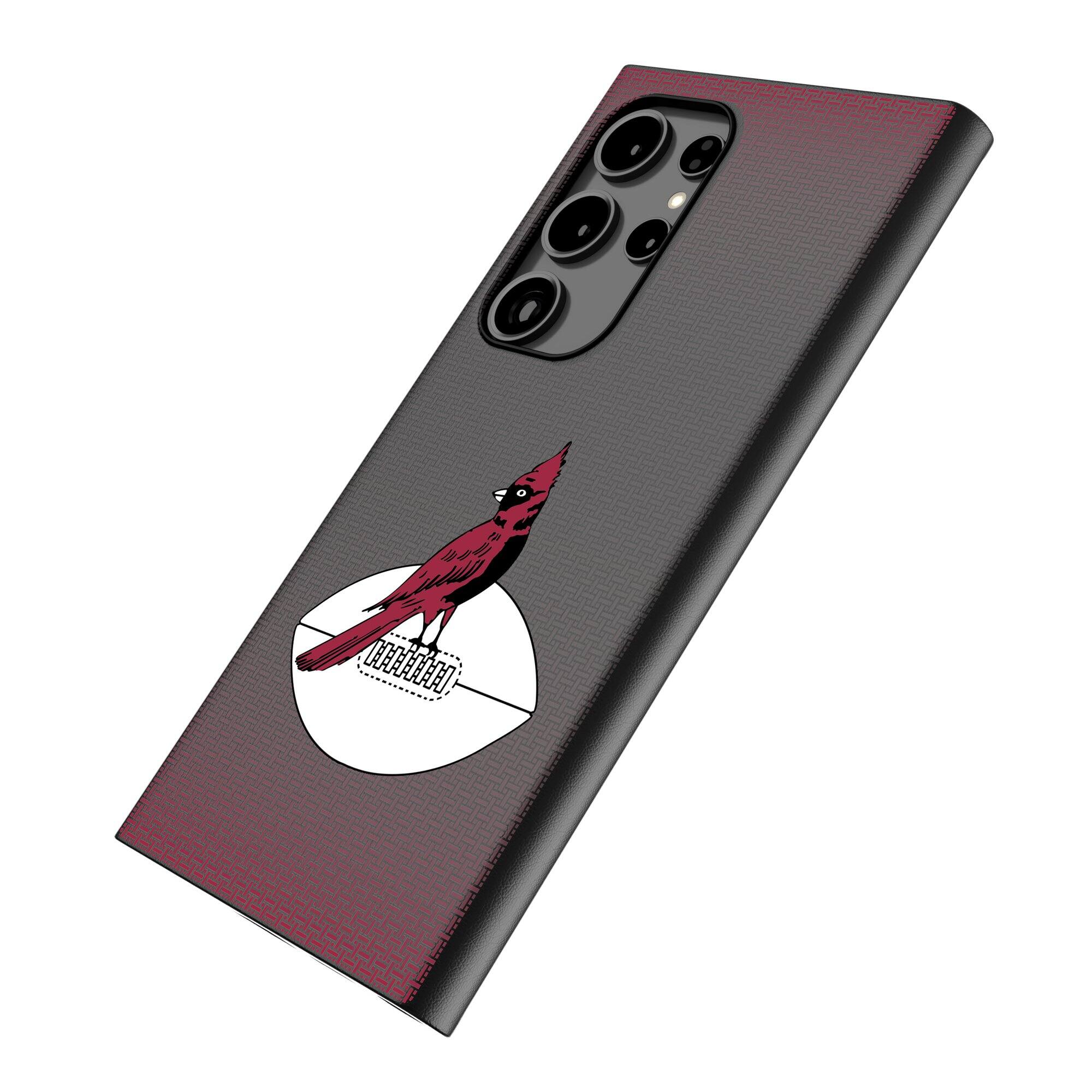 Alt View 1. Keyscaper - Chicago Cardinals Historic Collection 1947-1959 Galaxy Magnetic Bump Case - S25 - Black.