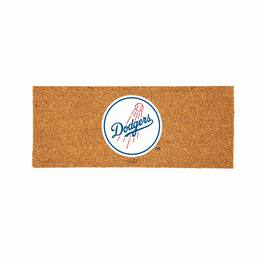 Evergreen Enterprises - Los Angeles Dodgers 24" x 60" Outdoor Team Color Logo Coir Mat - Brown