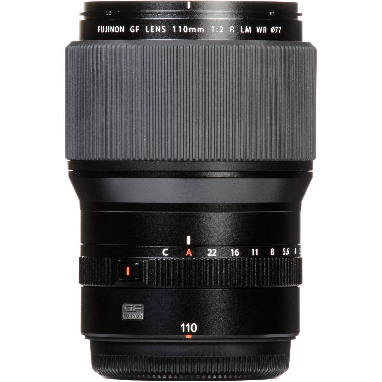 FUJINON GF LENS 110mm 1:2 R LM WR 077  
I A 22 16 11 8 5.6  
I GF FUJINON 110