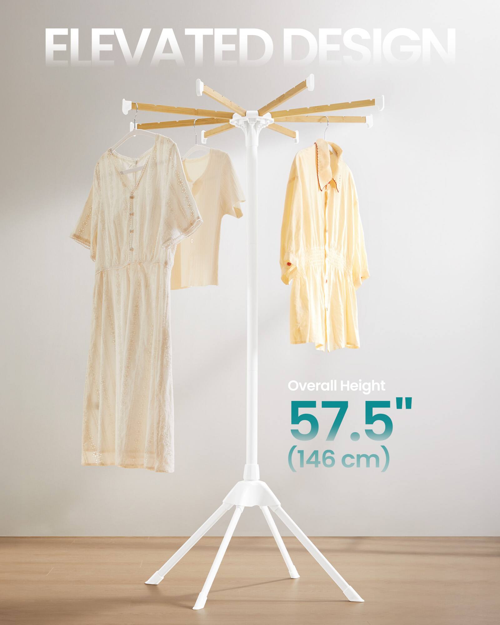 ELEVATED DESIGN  
Overall Height 57.5" (146 cm)
