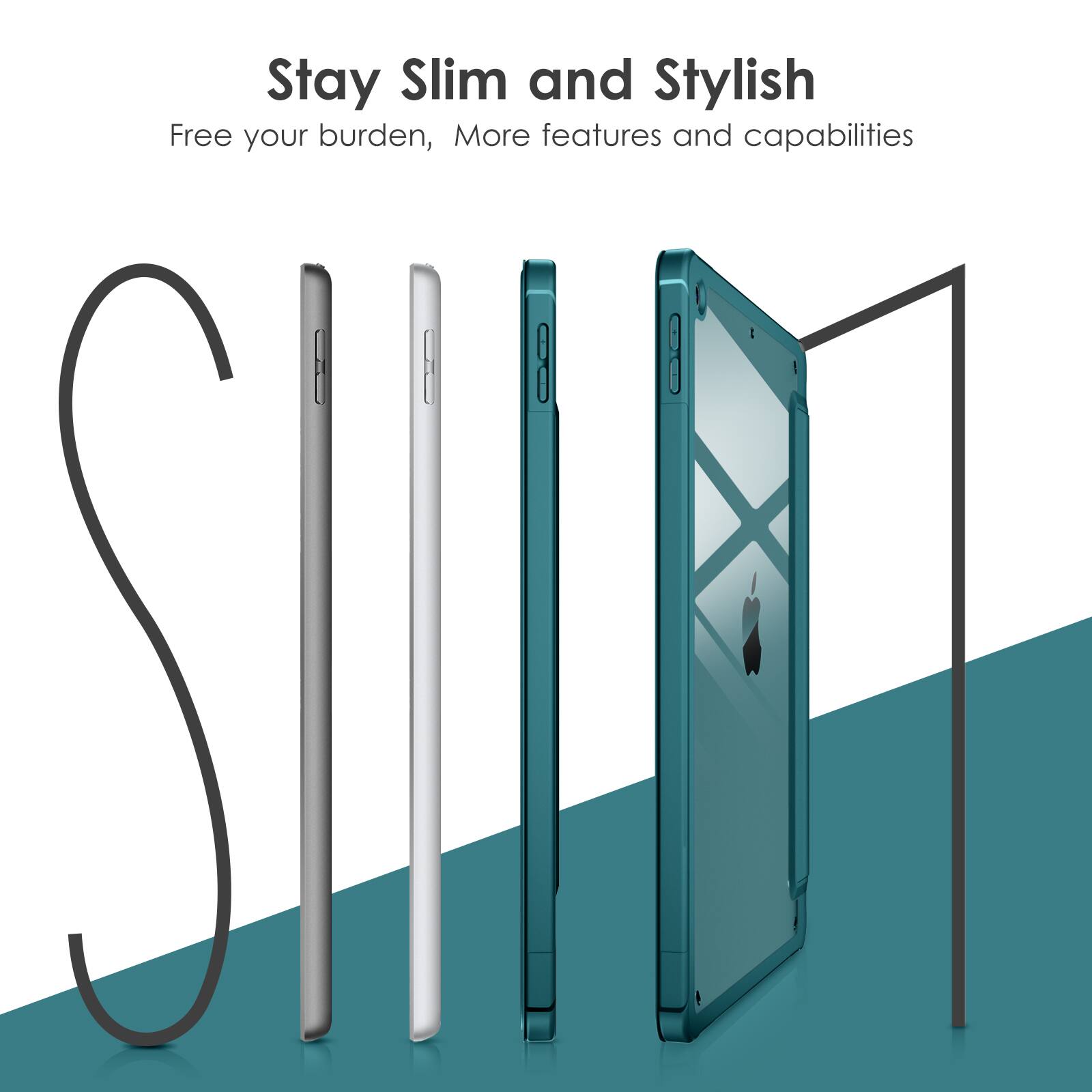 Stay Slim and Stylish  
Free your burden, More features and capabilities