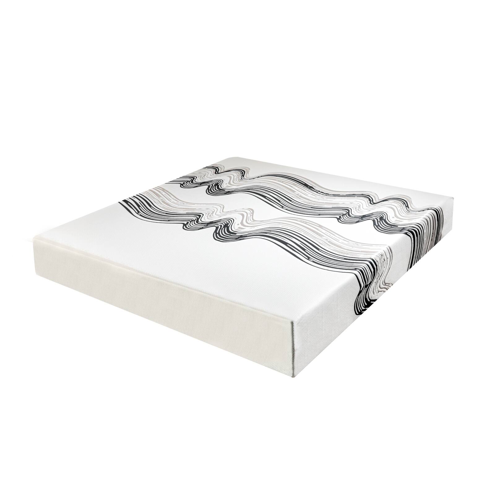 Left. Hunkstar - 12" Memory Foam Size Mattress-Made in Japan, Ultra-Breathable & Sterilizing, 7-Zone Pressure Relief, Medium Firm Support - KING/White.