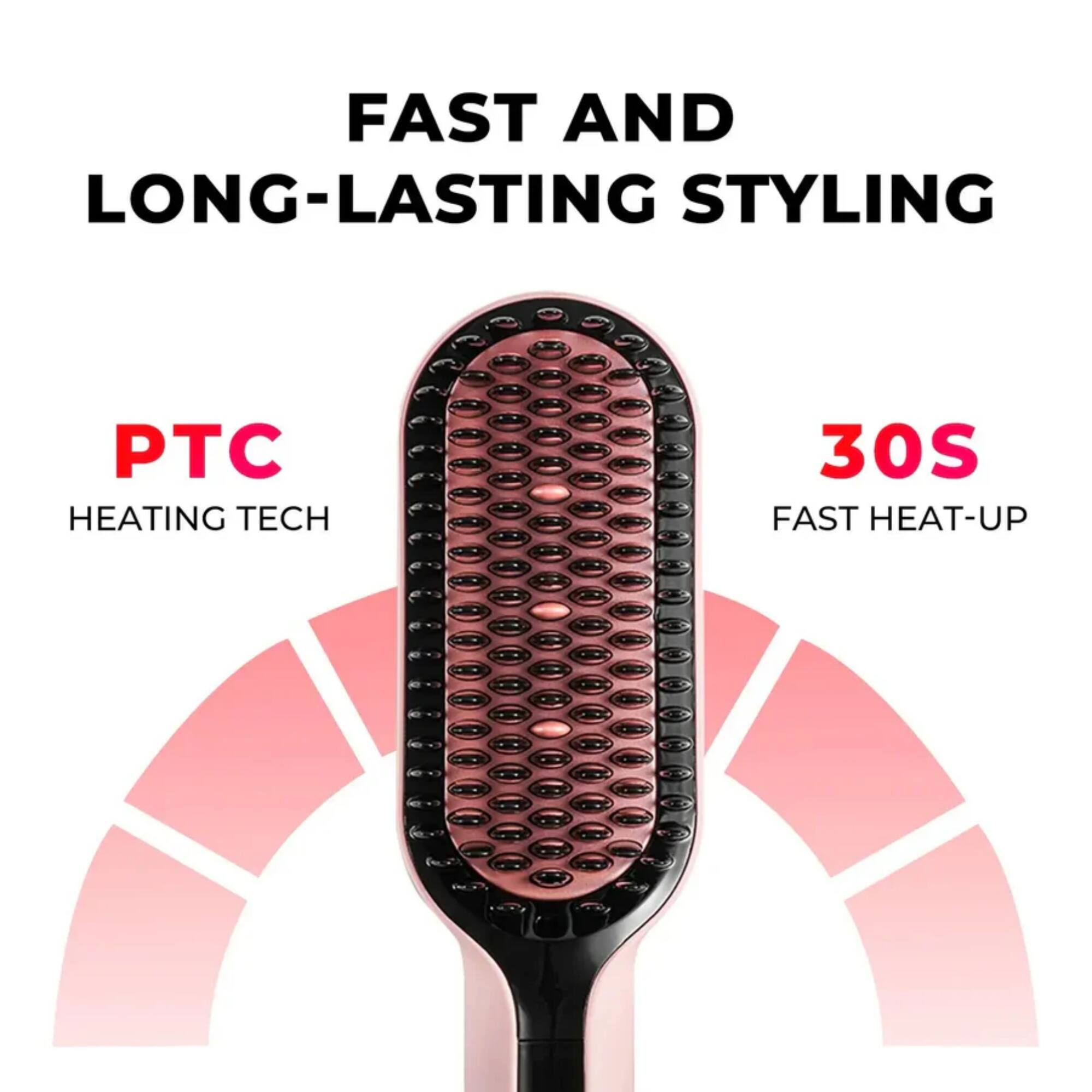 FAST AND LONG-LASTING STYLING  
PTC HEATING TECH  
30S FAST HEAT-UP