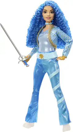 Front. Mattel - Disney Descendants: The Rise of Red, Princess Chloe Charming, Daughter of Cinderella Doll - COLLECTIBLES - Multicolor.