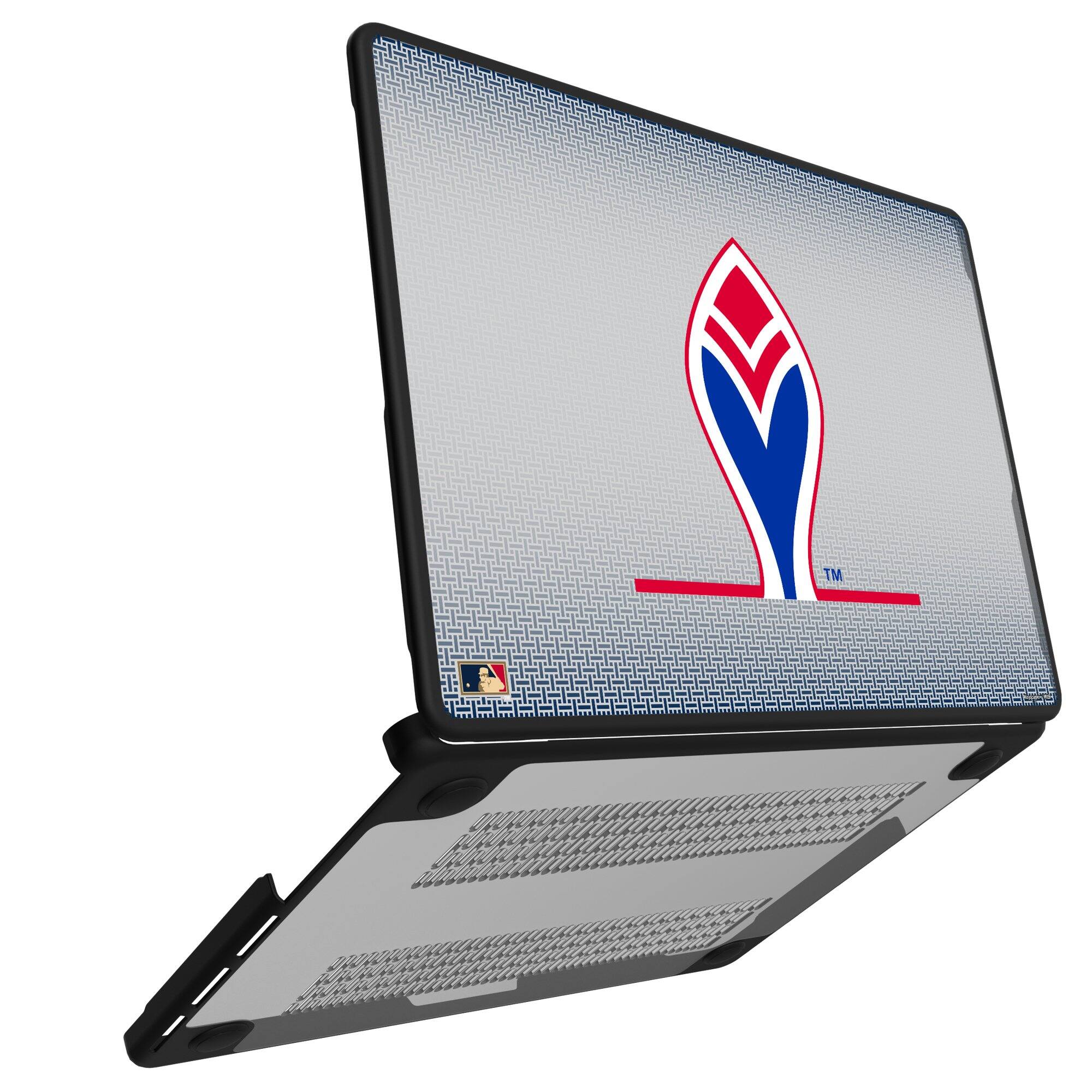 Alt View 1. Keyscaper - Atlanta Braves Linen MacBook Case - Pro 13 in - Multicolor.