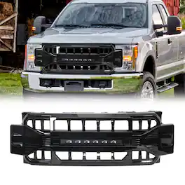 AMERICAN MODIFIED - Armor Grille for 2017 to 2019 Ford F250/350 - Glossy Black