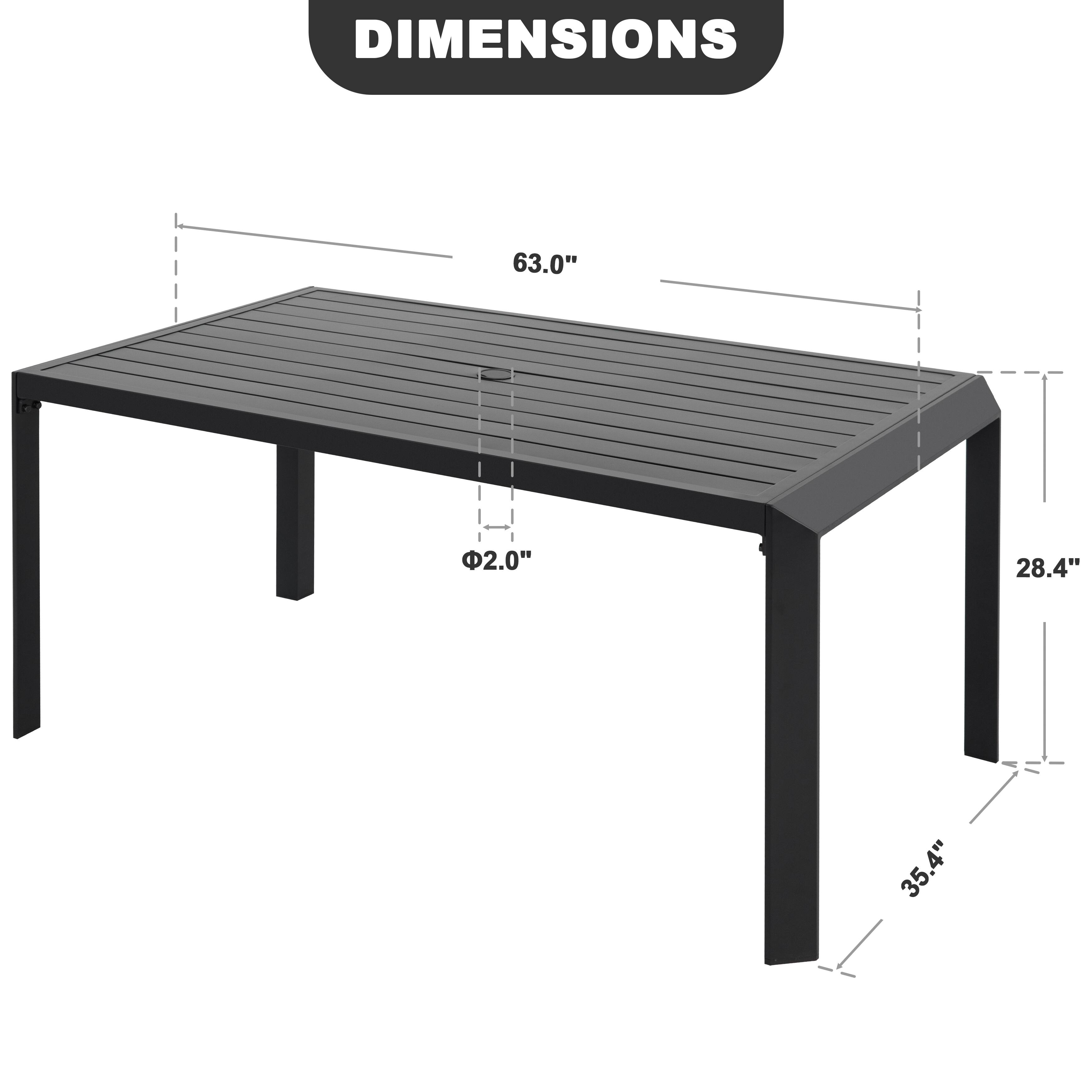 DIMENSIONS
63.0"
2.0"
28.4"
35.4"