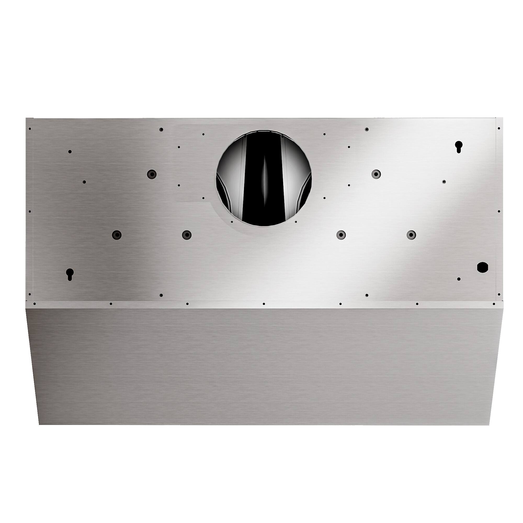 Left. Onefly - 36 inches - Ducted - Under Cabinet Range Hood - Stainless steel.