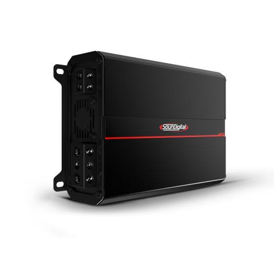 Angle. SounDigital - SounDigital XP 3000.1 Monoblock 3000 watt RMS at 1 Ohm Amplifier - Black.