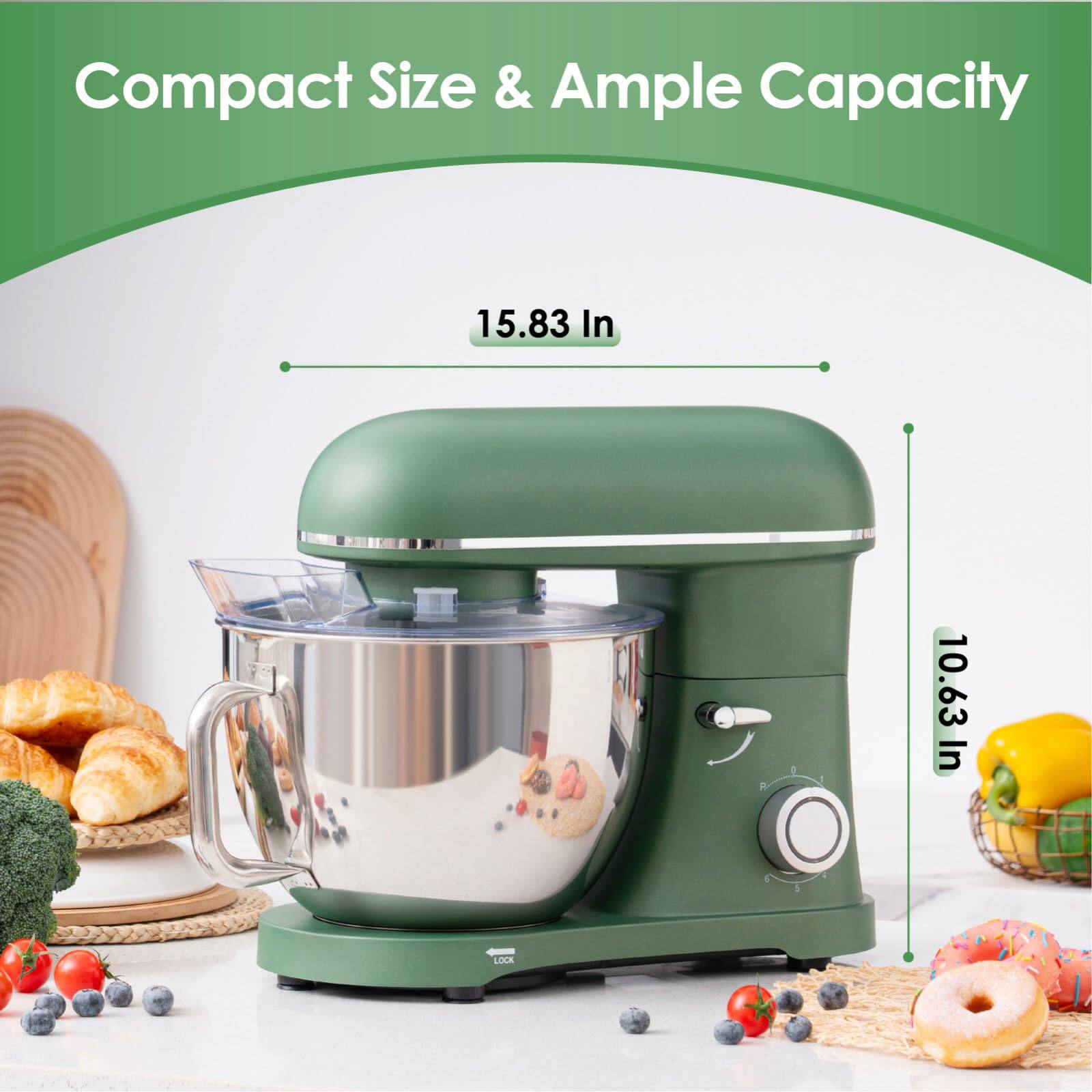 Compact Size & Ample Capacity  
15.83 In  
10.63 In