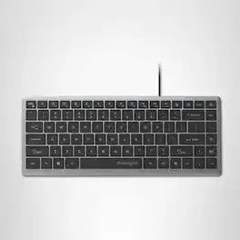 Kensington - KB415 EQ Compact Wired USB-C Keyboard, Copilot AI Key, 16 Programmable Keys, Quiet Keys – K75411NA - Black