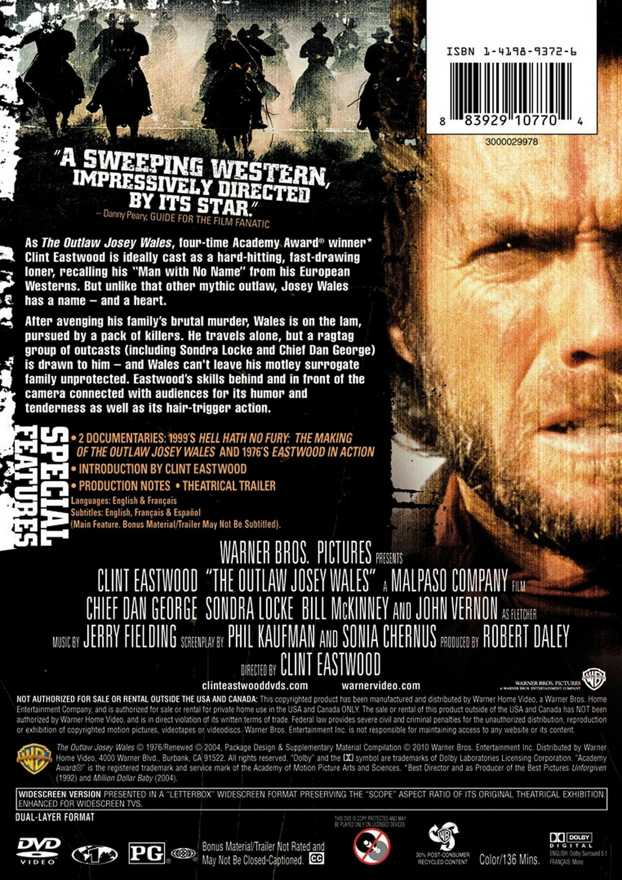Angle. The Outlaw Josey Wales [DVD].