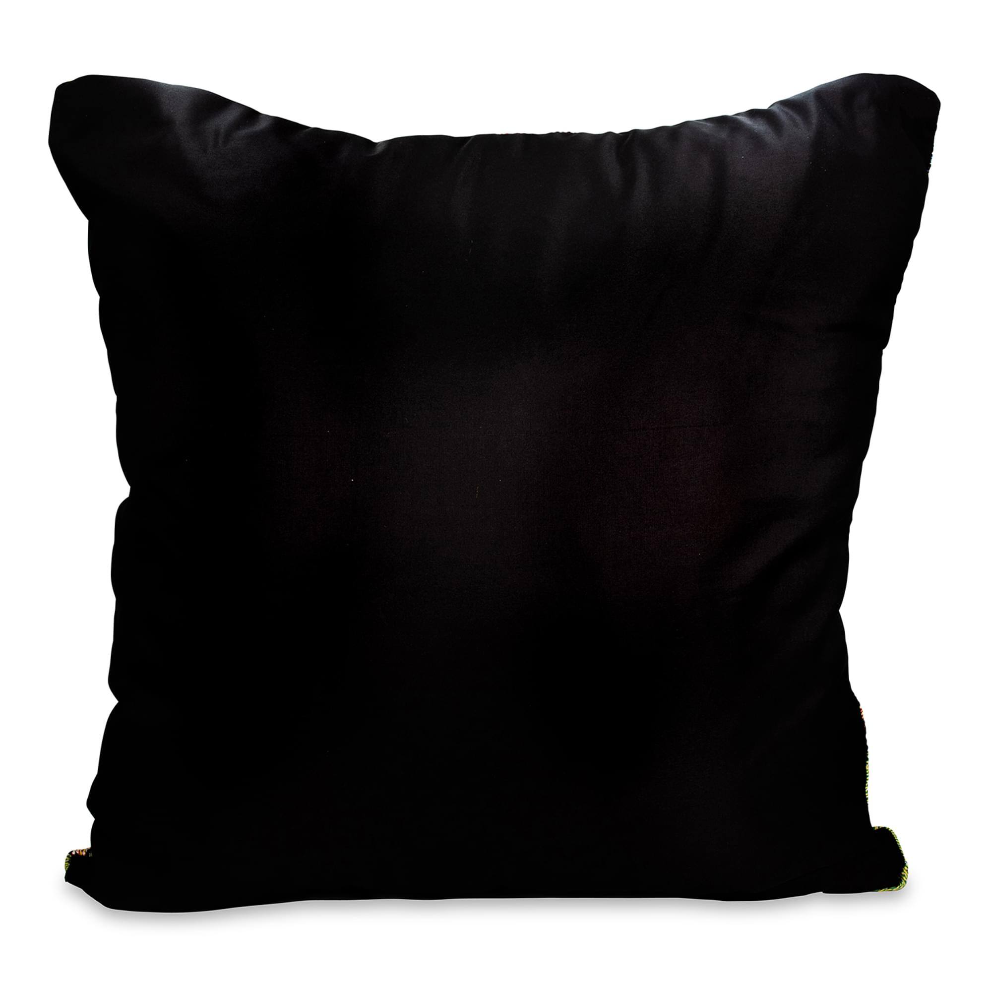 Alt View 1. Disney - Disney Encanto Family Portrait Woven Tapestry Throw Pillow Cushion | 18 Inches - Brown.