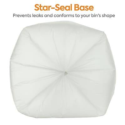 Star-Seal Base  
Prevents leaks and conforms to your bin's shape