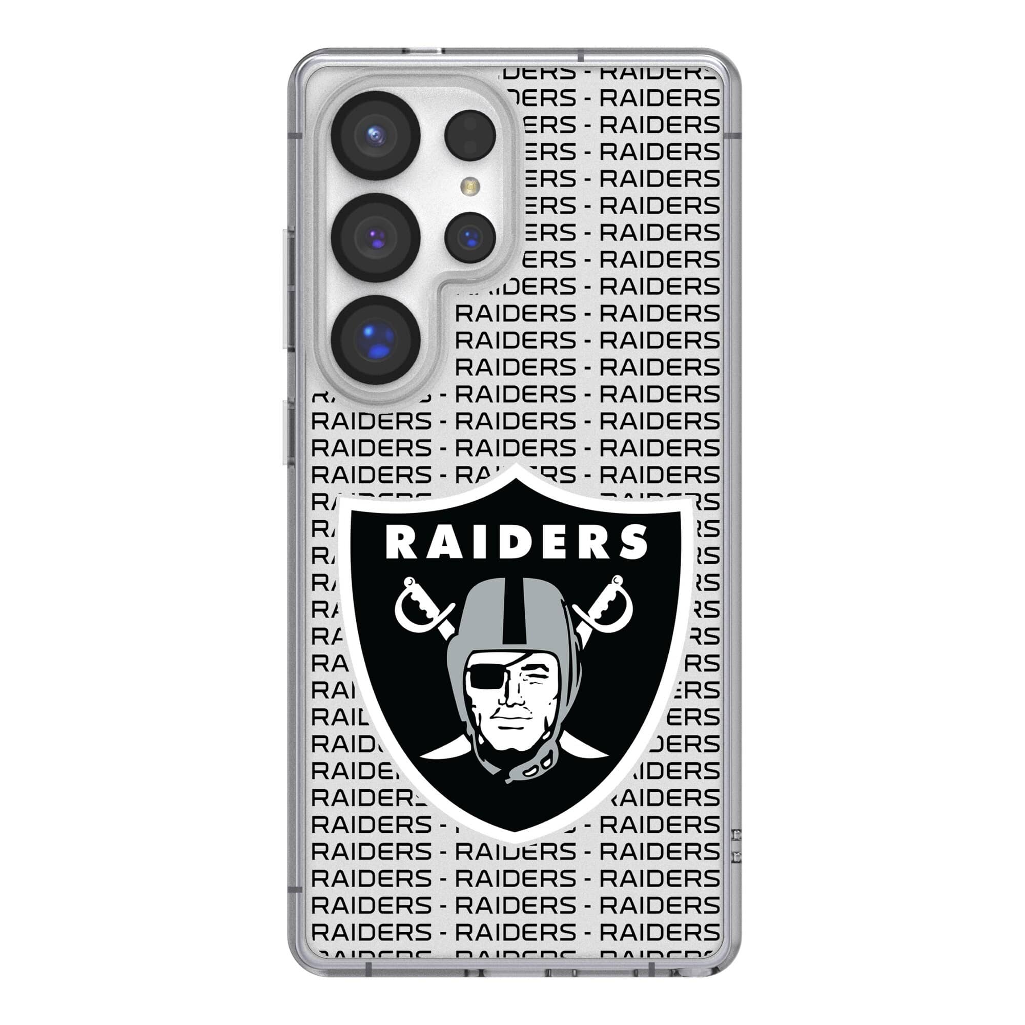 Keyscaper - NFL - Las Vegas Raiders Galaxy Clear Text Backdrop Design Case - S25 Plus - Multicolor price history on PriceWatchPro