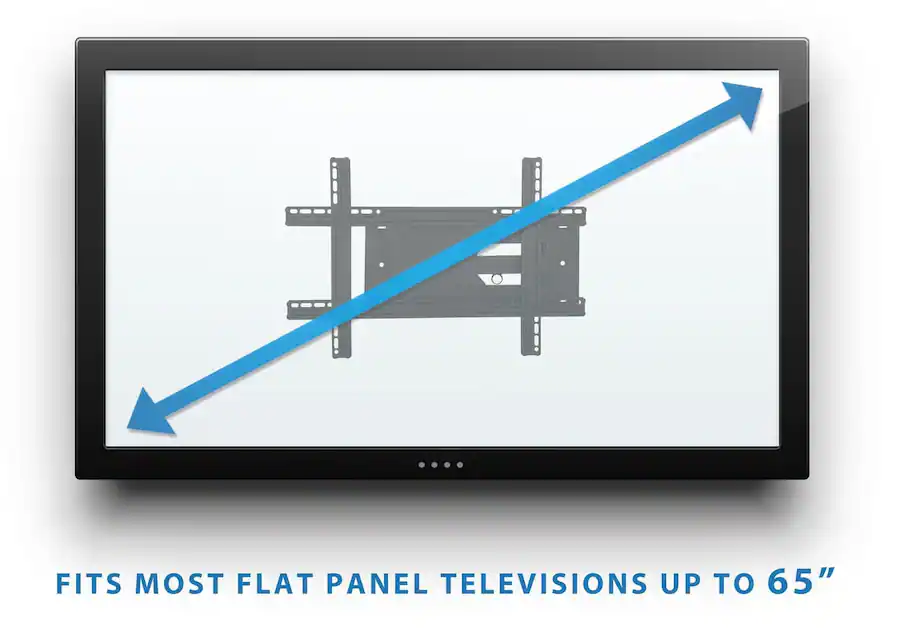 Mount It! Full Motion Articulating TV Wall Mount for 32–70
