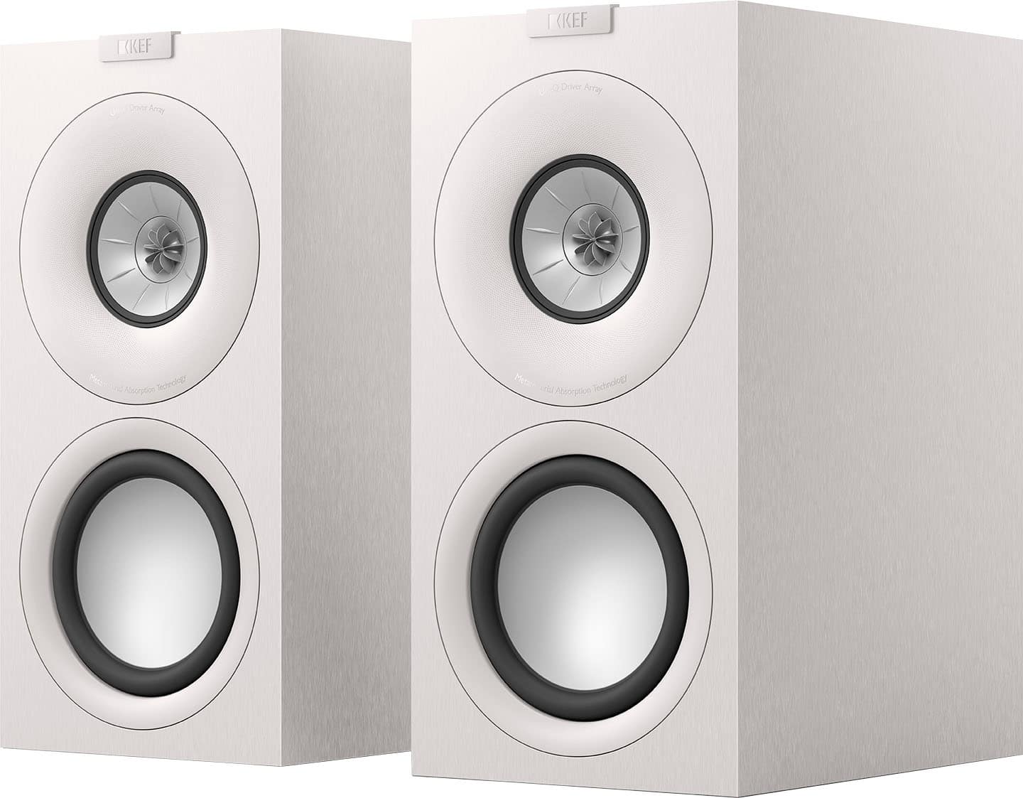 KEF - Q Concerto Meta Bookshelf Speakers (Pair) - White - Angle_Zoom