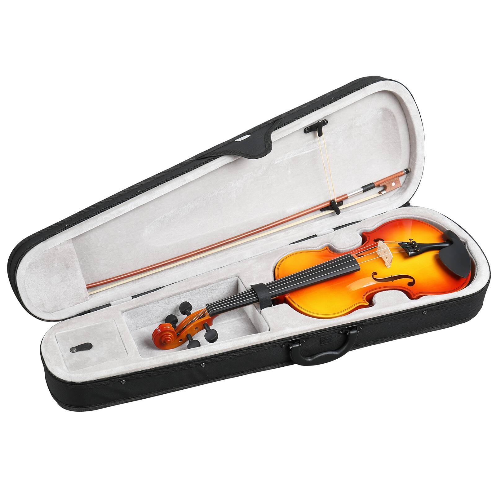 Alt View 2. Winado - Violin for Beginners, 4/4 Full Size Acoustic Fiddle Kit Includes Hard Case, Bow, Rosin, Shoulder Rest, Extra Strings.