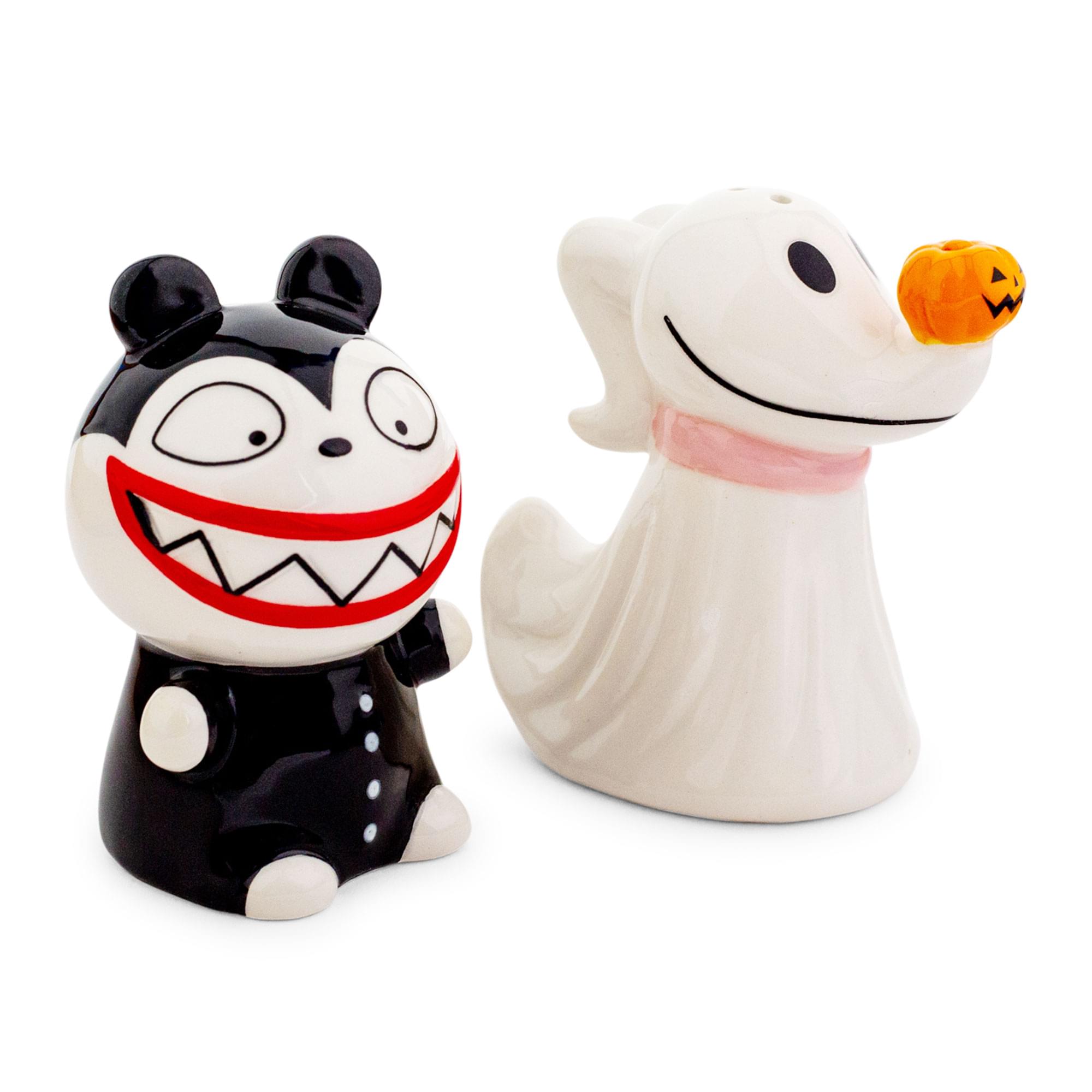 Alt View 1. Disney - Disney The Nightmare Before Christmas Zero and Teddy Salt and Pepper Shaker Set - Black.