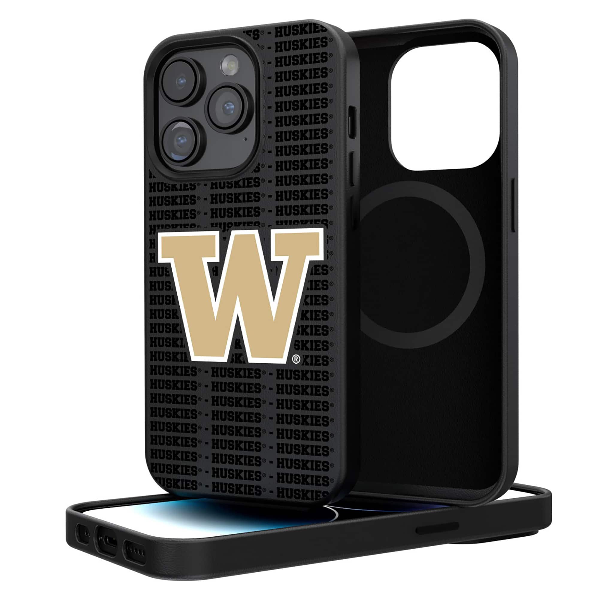 Keyscaper - NCAA - Washington Huskies Primary Logo iPhone Magnetic Bump Case - 16 Pro Max - Black price history on PriceWatchPro
