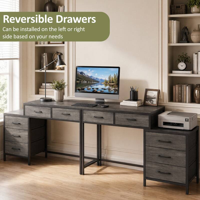 Reversible Drawers  
Can be installed on the left or right side based on your needs