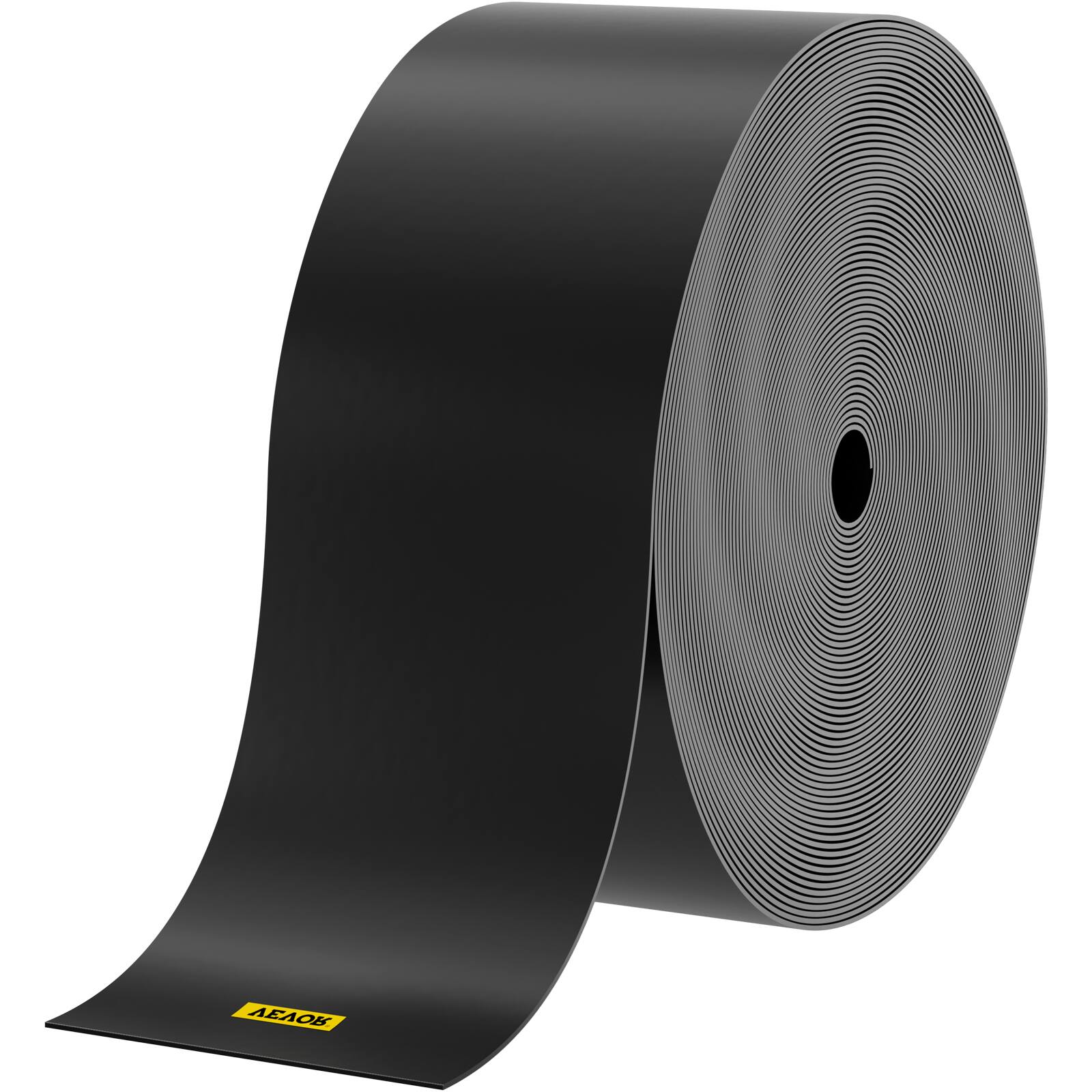 Alt View 5. VEVOR - Landscape Edging, 10 inch Depth 80 ft Total Length, Recycled HDPE Coiled Terrace Board, Flexible Bender Border for Lawn - Black.