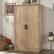 Angle. Sauder - Aspen Post Storage Cabinet - Prime Oak.