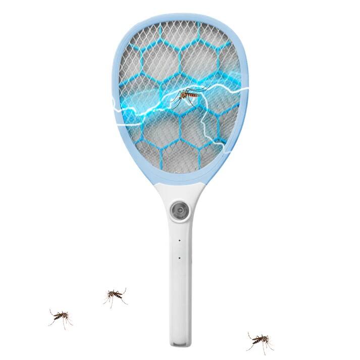 Alt View 1. HOM - HOM Portable Bug Zapper - USB Rechargeable and Battery Powered Mosquito Killer, Insect Trap and Fly Swatter - White.