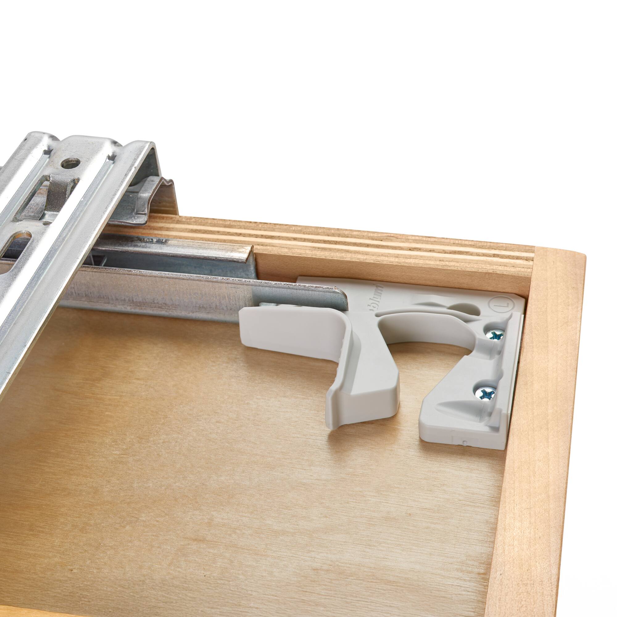 Alt View 8. Rev-A-Shelf - Rev-A-Shelf 14.71" Pullout Kitchen Cabinet Drawer w/ Soft-close, 4WDB-15SC-1 - Light Brown.