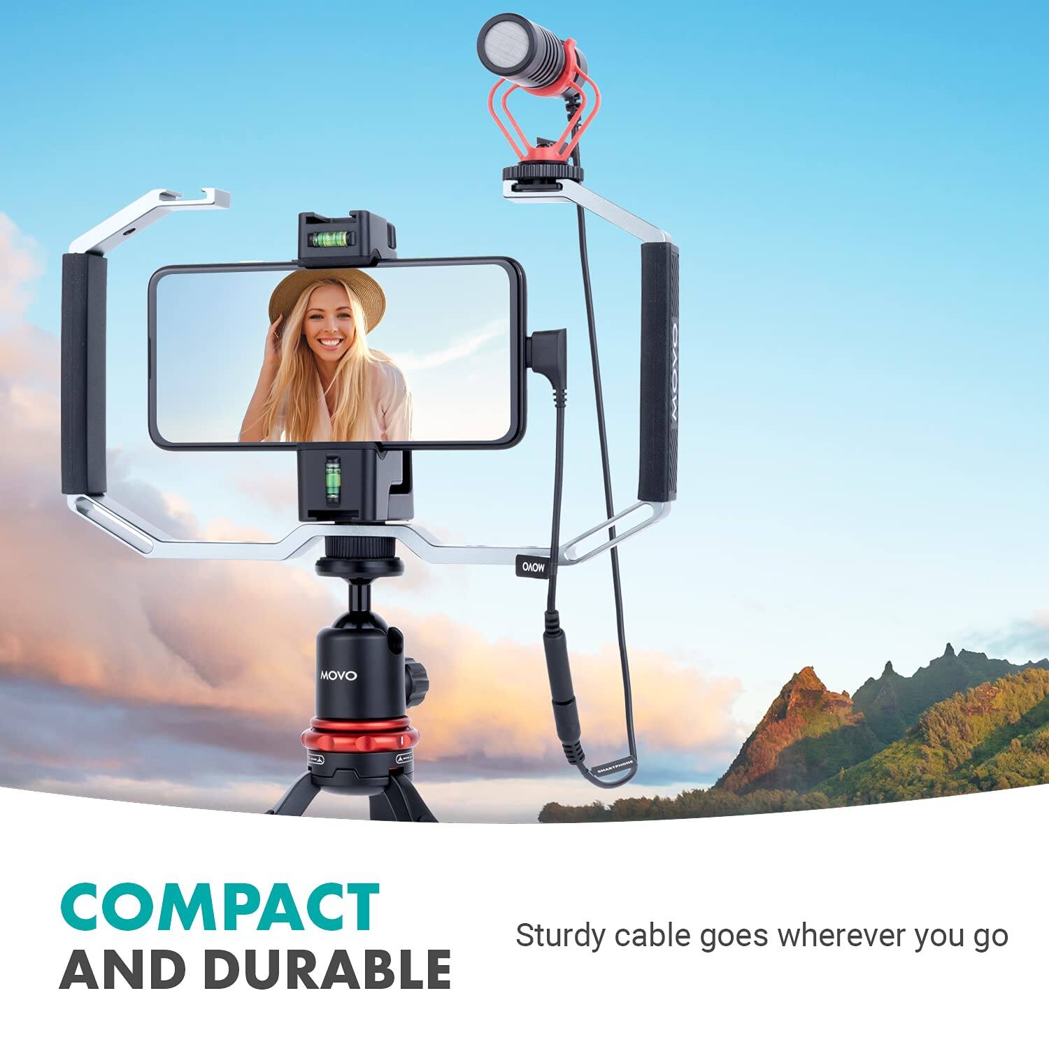 COMPACT AND DURABLE

Sturdy cable goes wherever you go