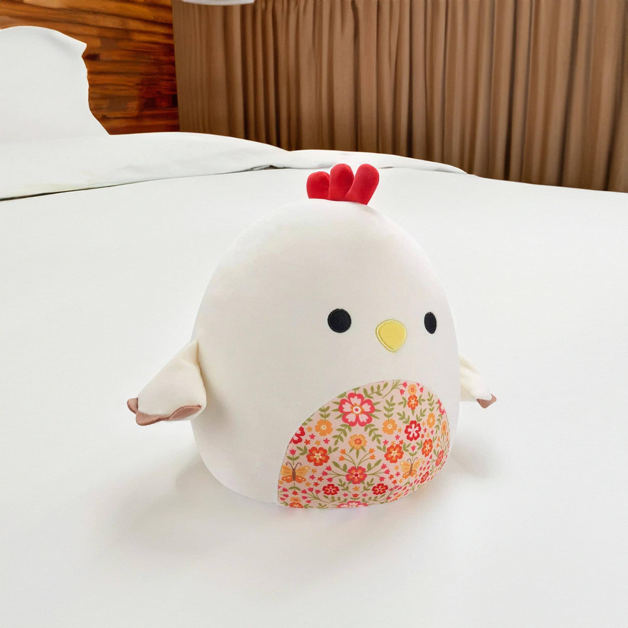 Alt View 4. Kellytoy - Squishmallow 12 Inch Plush | Todd the Beige Rooster - Beige.