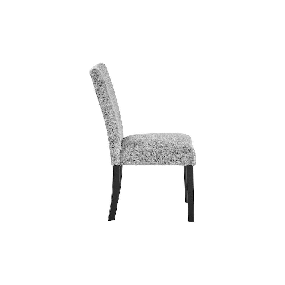 Left. Global Furniture USA - D1319 Lt Grey Dining Chair - Light Grey.