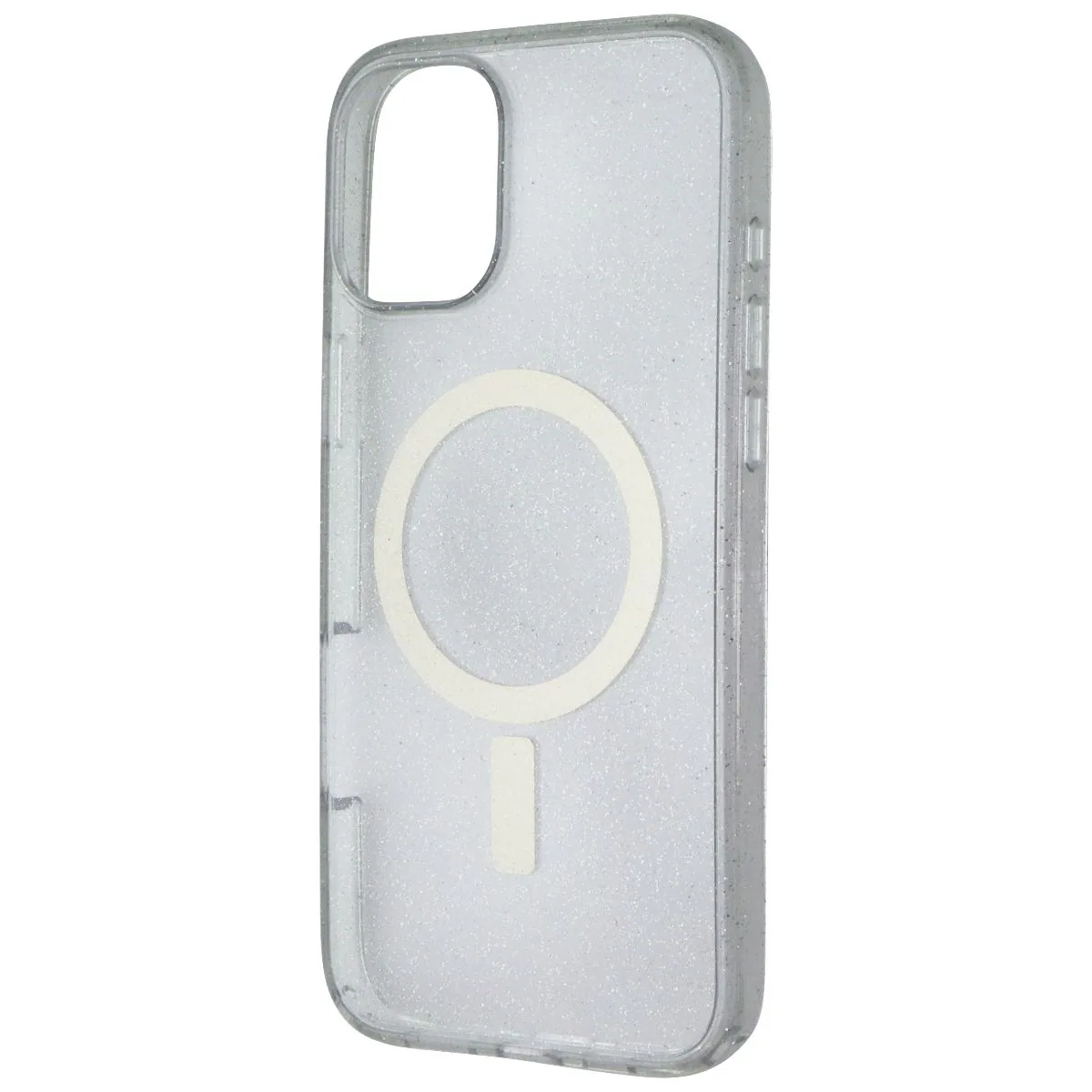 Front. OtterBox - OtterBox Symmetry Series Case for MagSafe for Apple iPhone 16 Plus - Stardust - Clear.