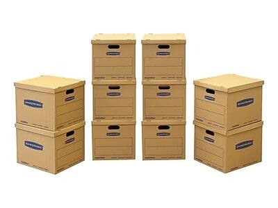 Alt View 3. Bankers Box - SmoothMove 15" x 10" x 12" Moving Box, 10/Carton - Kraft.