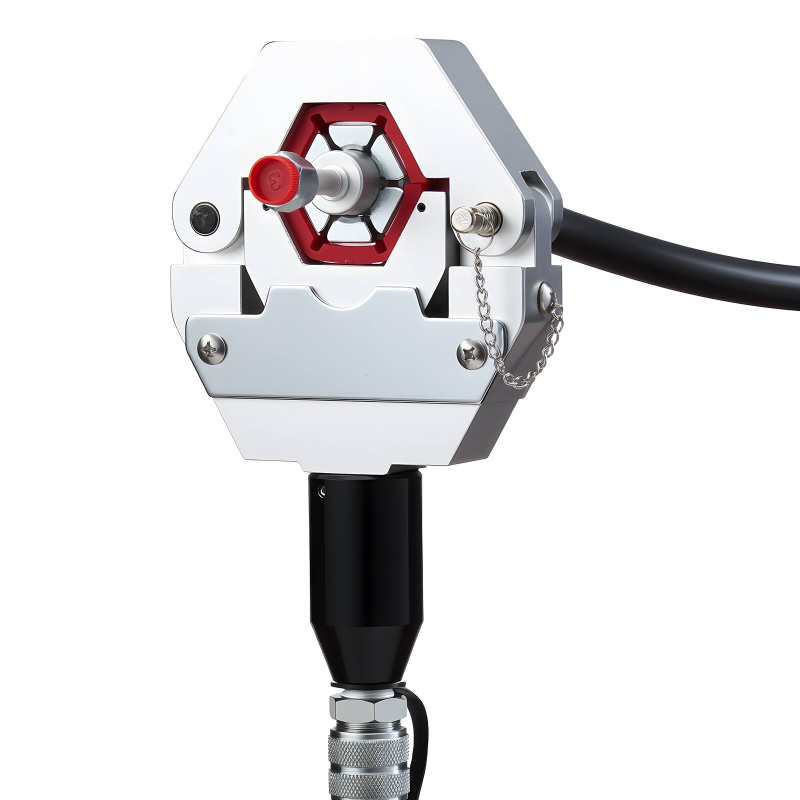 Alt View 5. VEVOR - Hydraulic Hose Crimper, Hydra-Krimp AC Hose Crimper Kit with 7 Dies Snap-On, Hydraulic A/C Hoses Crimping Tool - Blue+Black.