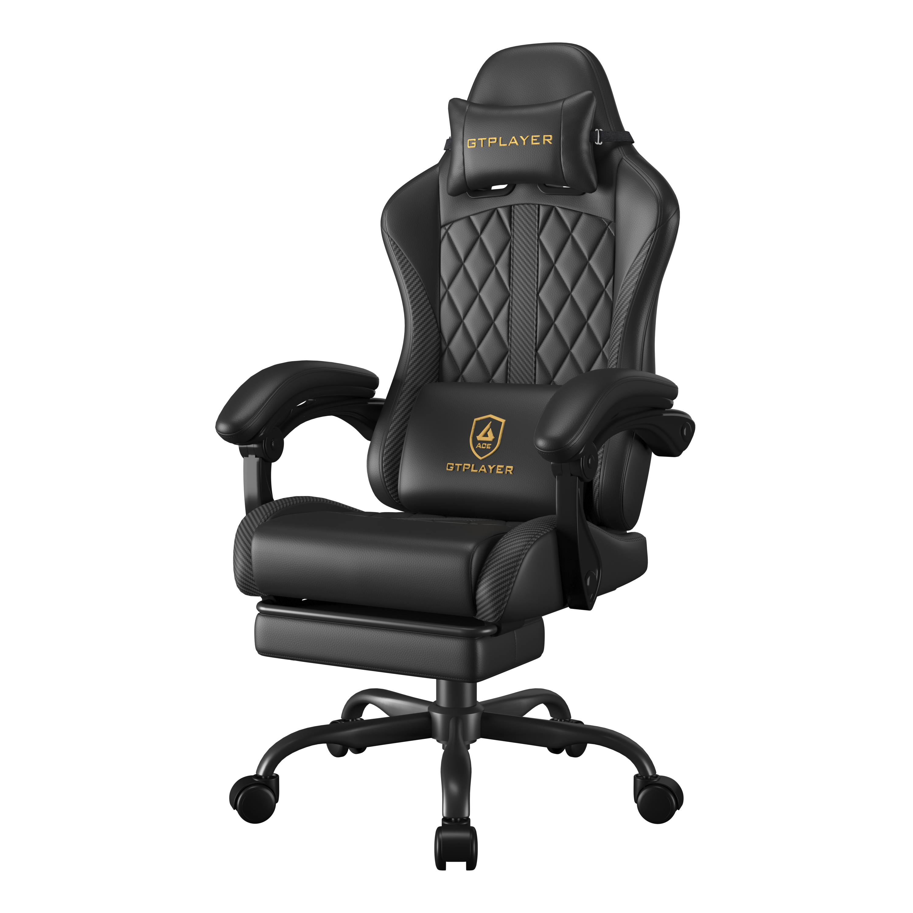 GTPlayer - Ergonomic Gaming Chair - Black